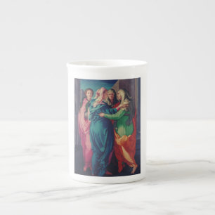 Caneca De Porcelana Visitação da Virgem por Pontormo