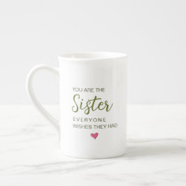 Caneca De Porcelana Você É A Irmã Que Todos Gostariam De Ter