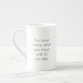 Caneca De Porcelana Você Nunca Notou Um Mug Especialmente