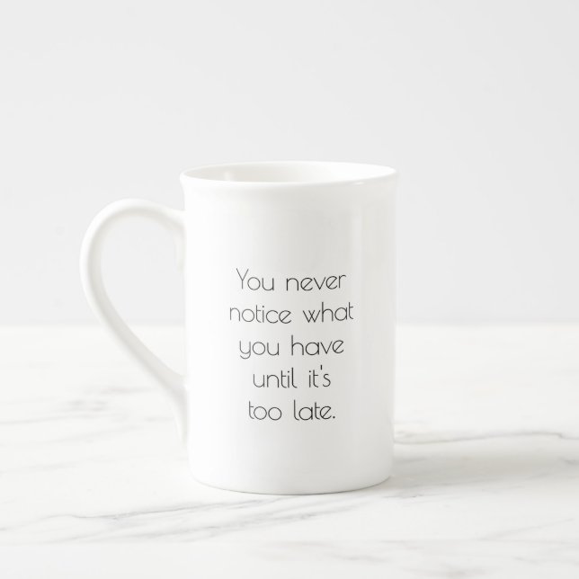 Caneca De Porcelana Você Nunca Notou Um Mug Especialmente (Esquerda)