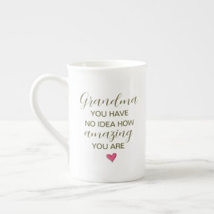 Caneca De Porcelana Vovó Você Não Tem Ideia Quão Incrível Você É