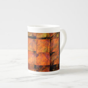 Caneca De Porcelana Wall Abstrato Art