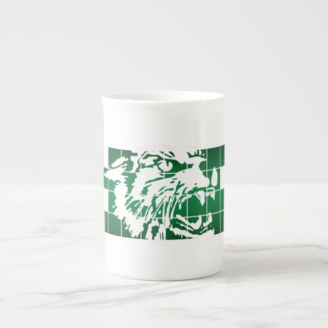 Caneca De Porcelana Wayland Union Wildcats #5 (Frente)