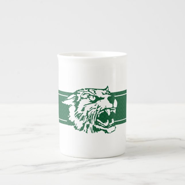 Caneca De Porcelana Wayland Union Wildcats #7 (Frente)