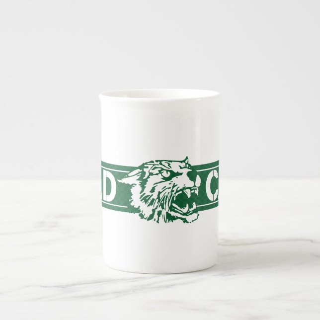 Caneca De Porcelana Wayland Union Wildcats #8 (Frente)