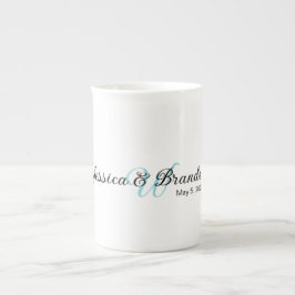 Caneca De Porcelana Wedding Label 016