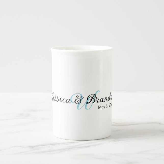Caneca De Porcelana Wedding Label 016 (Frente)