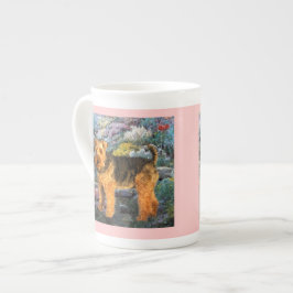 Caneca De Porcelana Welsh Terrier Art
