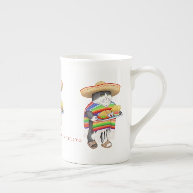 Caneca De Porcelana WENDELITO Bone China Mug (Direita)