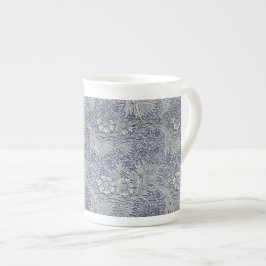 Caneca De Porcelana William Morris Vintage Blue Floral