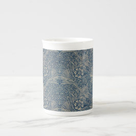 Caneca De Porcelana William Morris Vintage Blue Floral