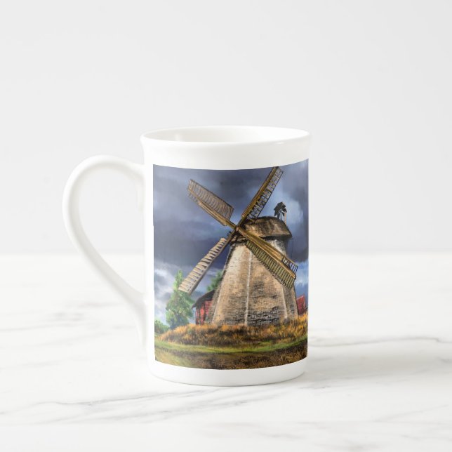 Caneca De Porcelana Windmill Mug Países Baixos (Esquerda)