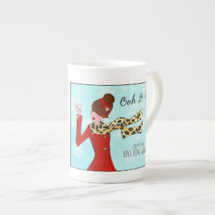 Caneca De Porcelana WINTER DIVA - Live Love Sparkle!