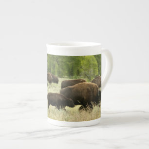 Caneca De Porcelana Wyoming Bison Nature