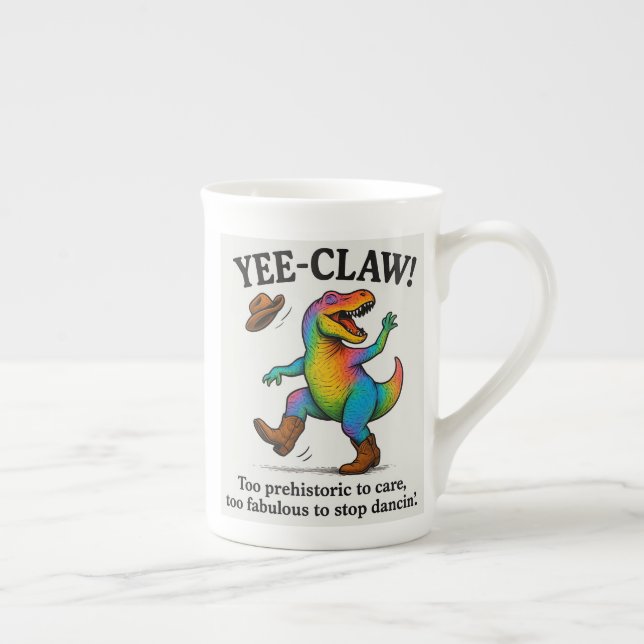Caneca De Porcelana Yee-Claw! (Direita)