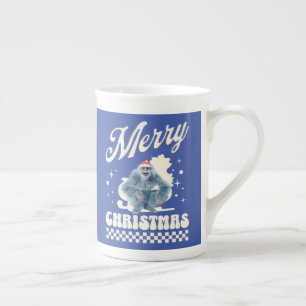 Caneca De Porcelana Yeti Engraçado - Feliz Natal