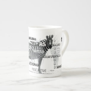 Caneca De Porcelana Zebras originais