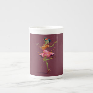 Caneca De Porcelana Zombie Dançante Bonita