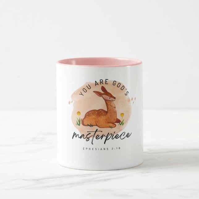 Caneca de Presente Cristã | Você é a Obra-Prima de (Centro)