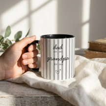 Caneca de Presente de Anúncio de Pai para Avô