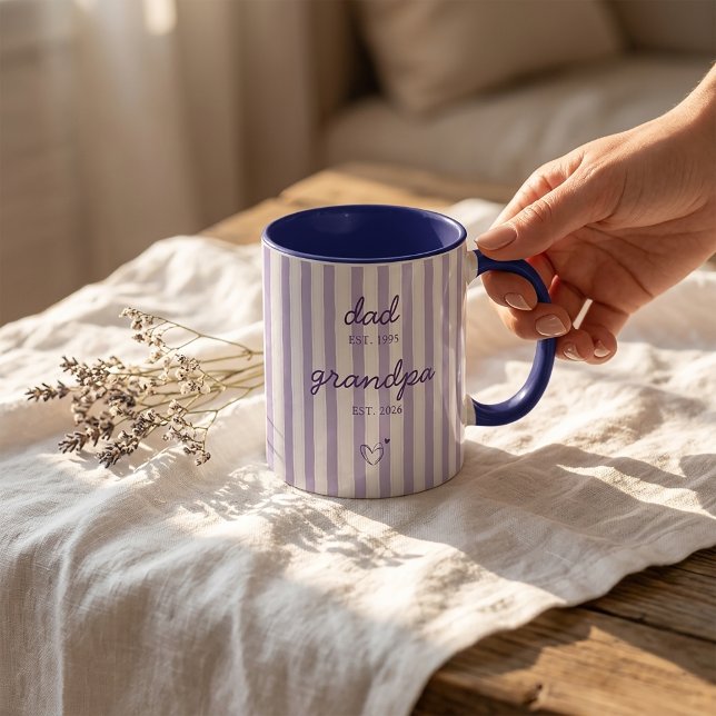 Caneca de Presente de Anúncio de Pai para Avô (Criador carregado)