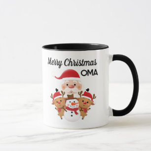 Caneca de presente de Natal para a OMA