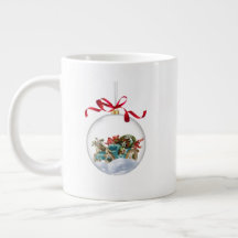 Caneca de Presente de Natal – Xícara de Café e Cac