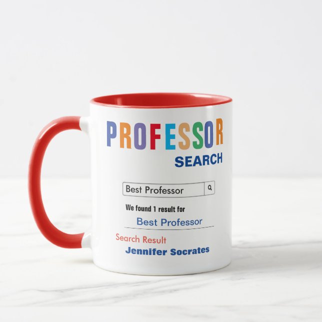 Caneca de Presente de Professor Personalizada Engr (Esquerda)