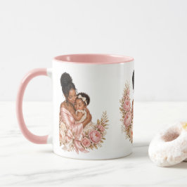 Caneca de presente do Dia das Mães luxuosa preto m