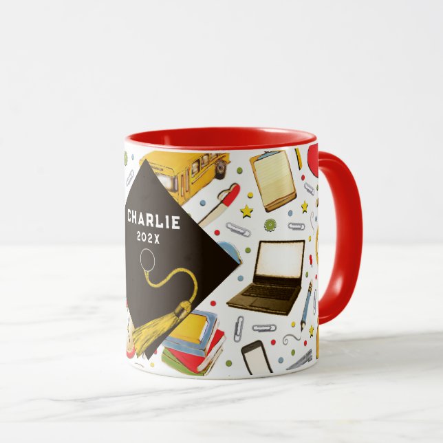 Caneca de Presente Lembrança de Formatura (Frente Esquerda)