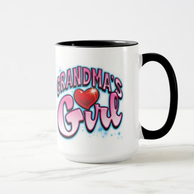 Caneca de Presente para a Menina da Vovó (Direita)