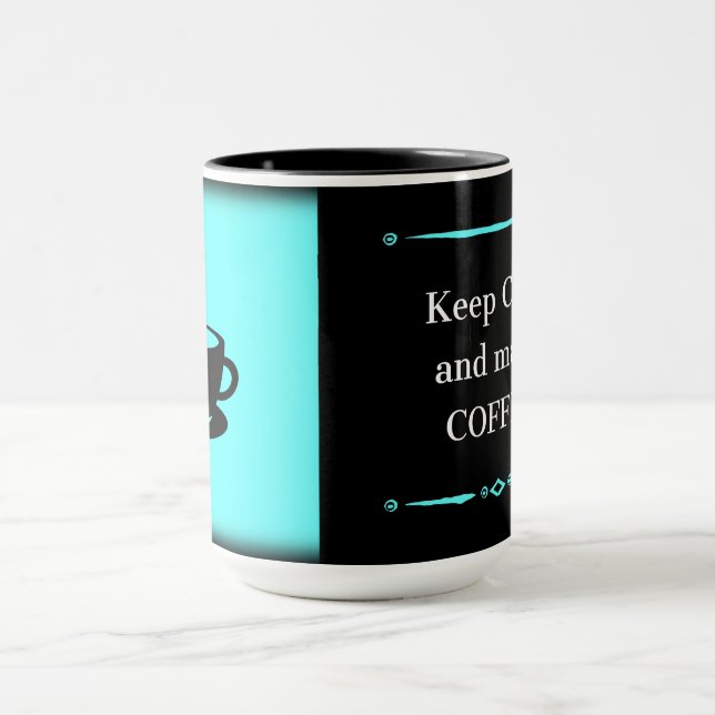 Caneca de Presente para Amante de Café – Mantenha  (Centro)