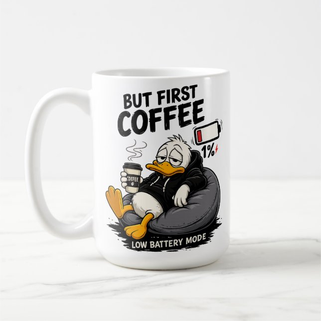 CANECA DE PRESENTE PARA AMANTE DE CAFÉ MAS PRIMEIR (Esquerda)