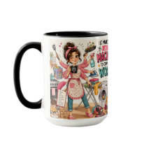 Caneca de presente para dona de casa,