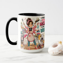 Caneca de presente para dona de casa,