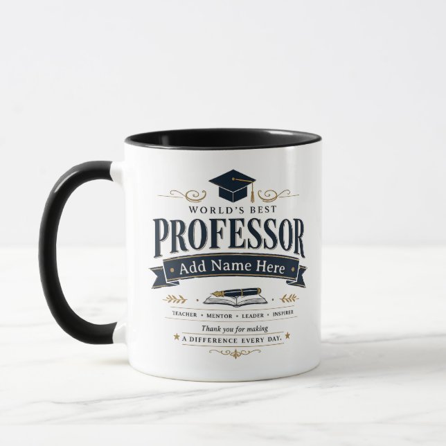 Caneca de Presente Personalizada de Professor Melh (Esquerda)