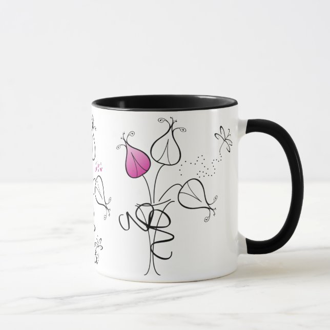 Caneca de Presente Romântico (Direita)