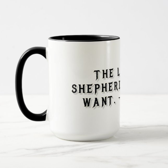 Caneca de Presente Salmo 23:1 (Esquerda)