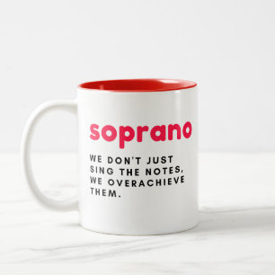 Caneca de presente soprano, caneca de presente eng