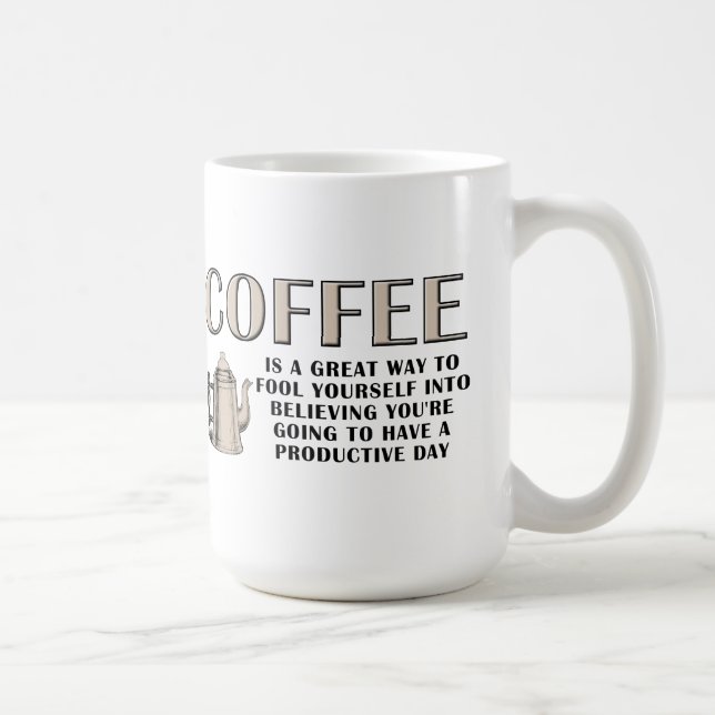 Caneca de Produtividade de Café (Direita)
