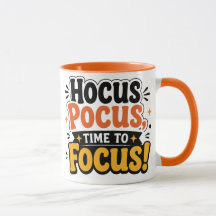 Caneca de Professor Hocus Pocus Hora de Focar Hall