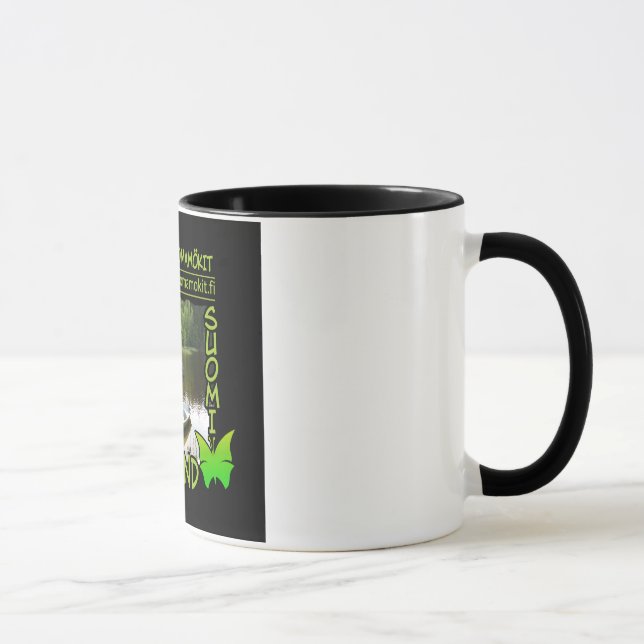 Caneca de Pynnösen Lomamökit - escolha o estilo & (Direita)