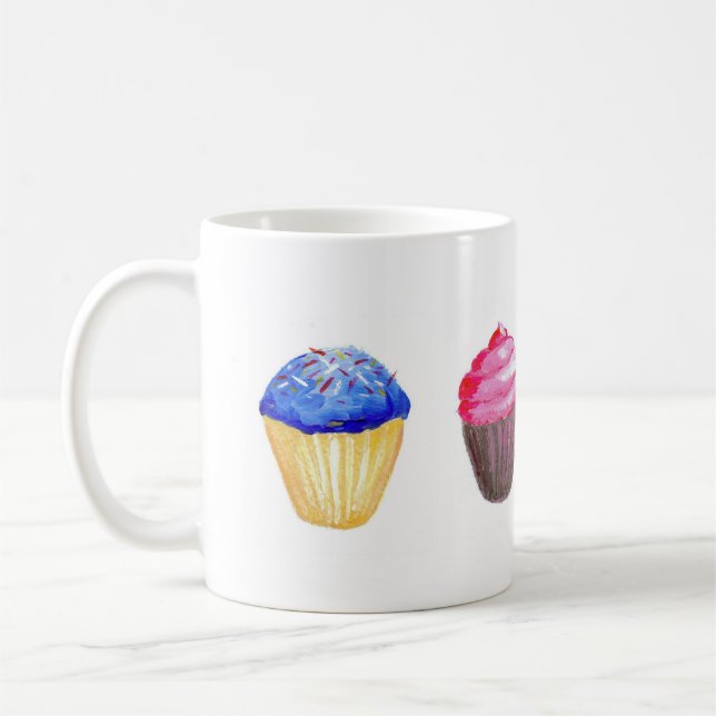 Caneca de quatro cupcakes (Esquerda)