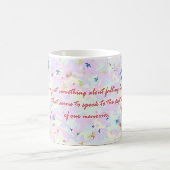 Caneca de queda das citações das folhas (Centro)