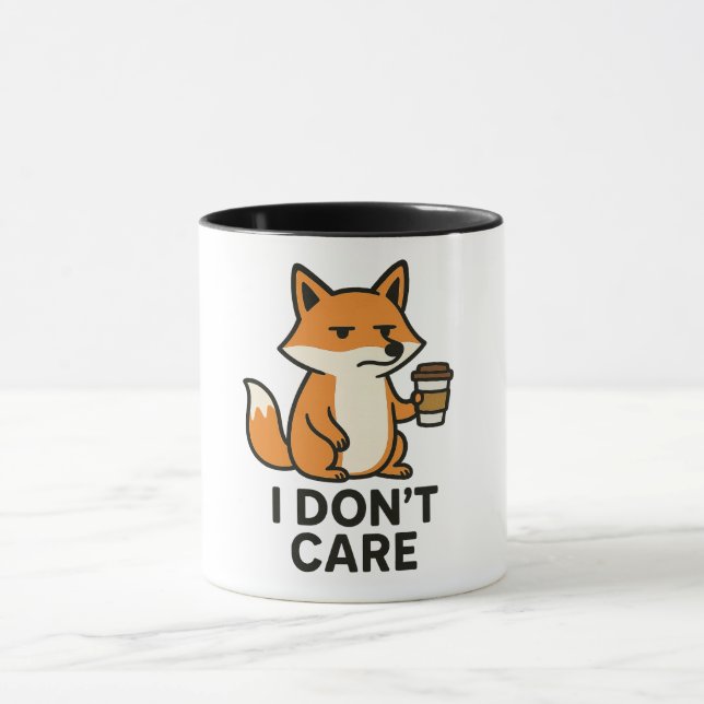 Caneca de Raposa Divertida (Centro)