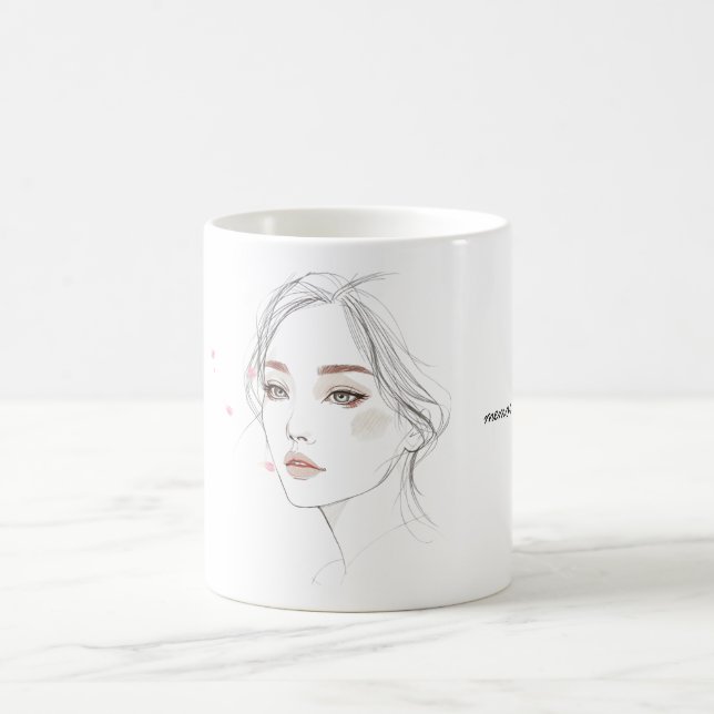 Caneca de retrato MemoryUs – Xícara de café de art (Centro)