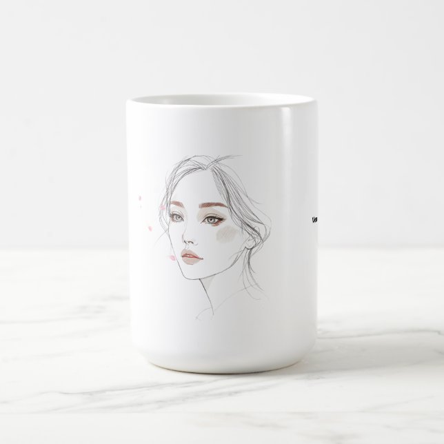 Caneca de retrato MemoryUs – Xícara de café de art (Centro)