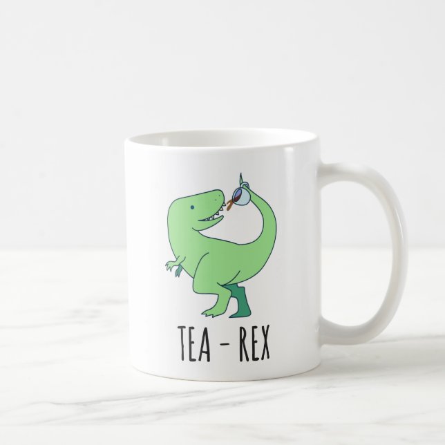 Caneca de Rex T-Rex do chá (Direita)