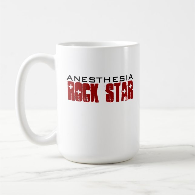 Caneca de RockStar da anestesia - lisa (Esquerda)