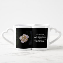 Caneca de Rosa Branca